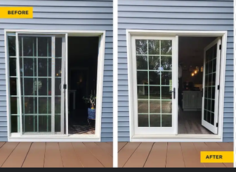 MOD: Patio Door Conversion (Sliding to Double Hinged)